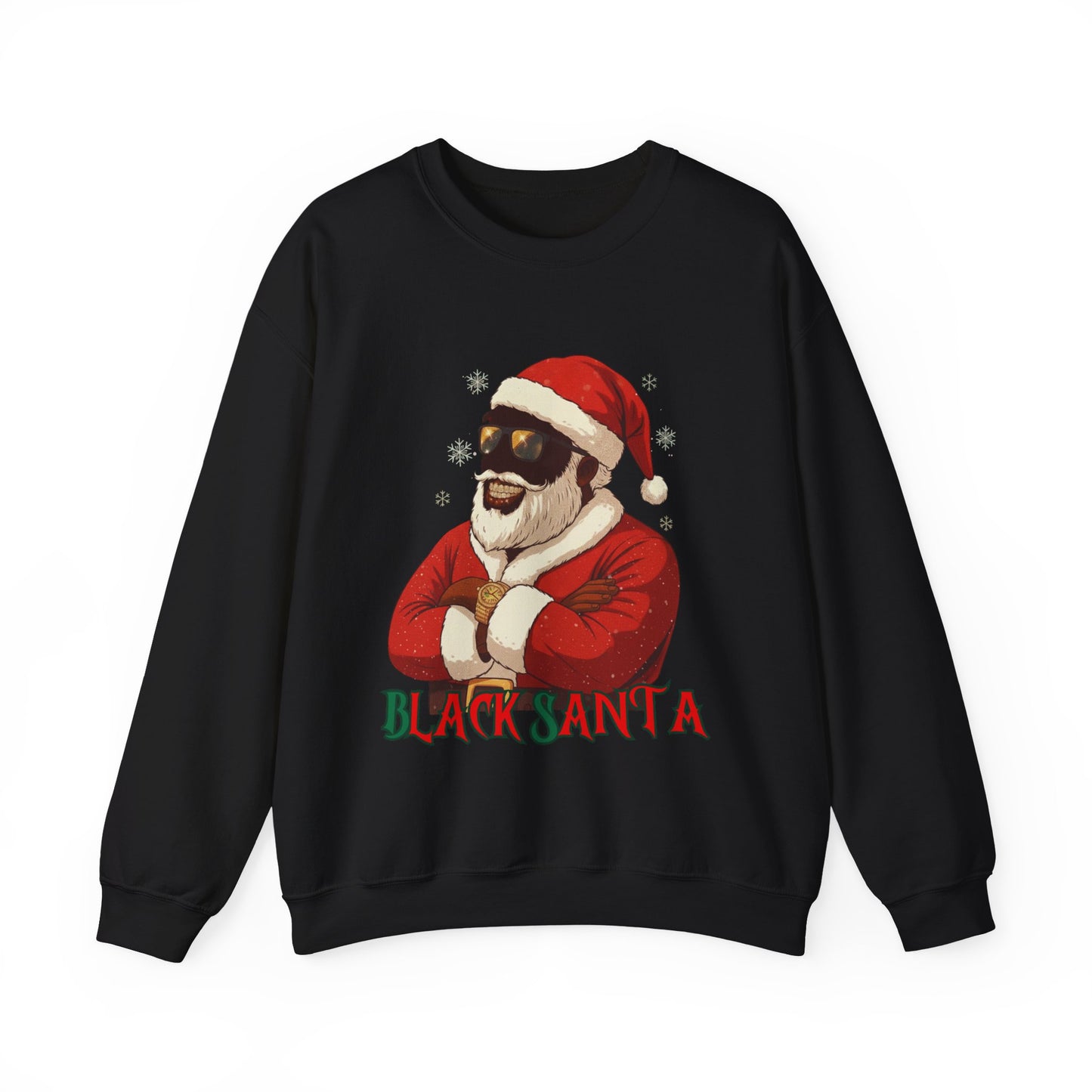 Black Santa Sweatshirt