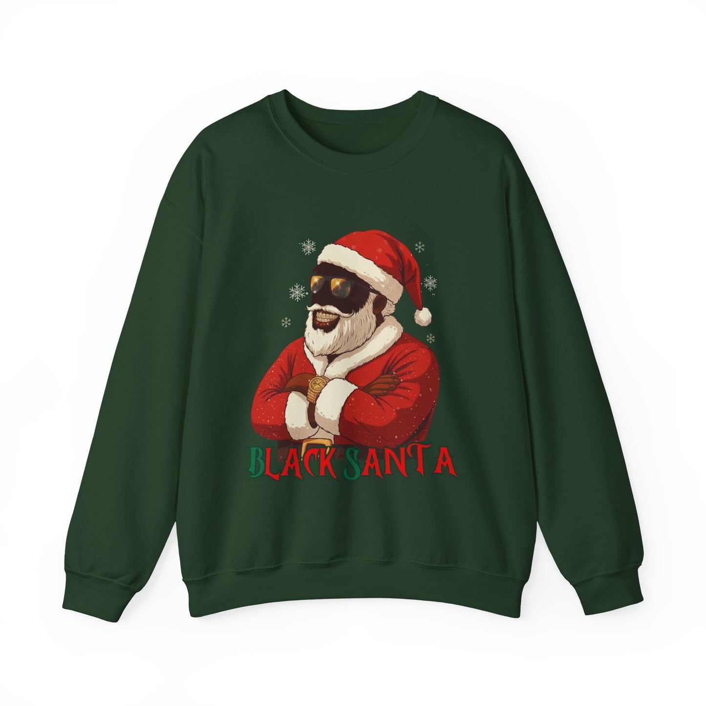 Black Santa Sweatshirt