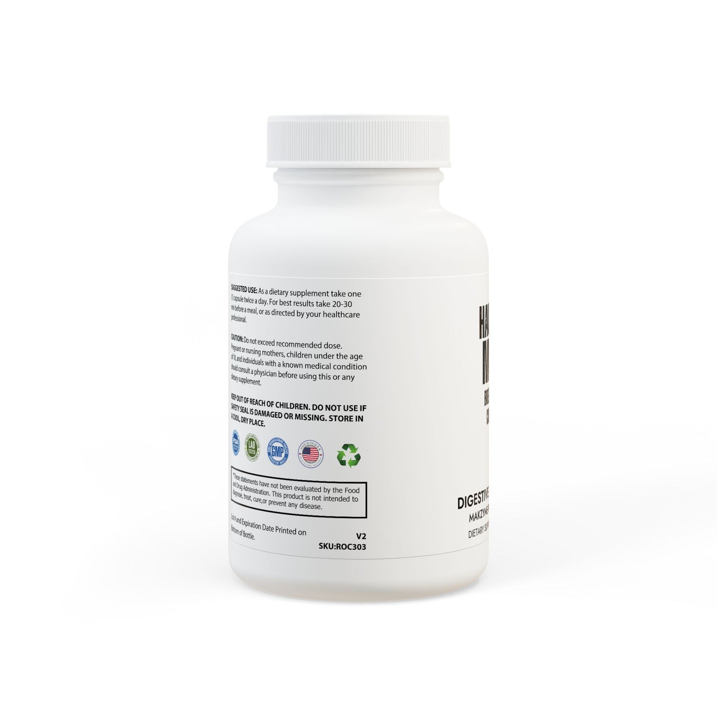 Digestive Enzyme Blend Supplement (60 Capsules)