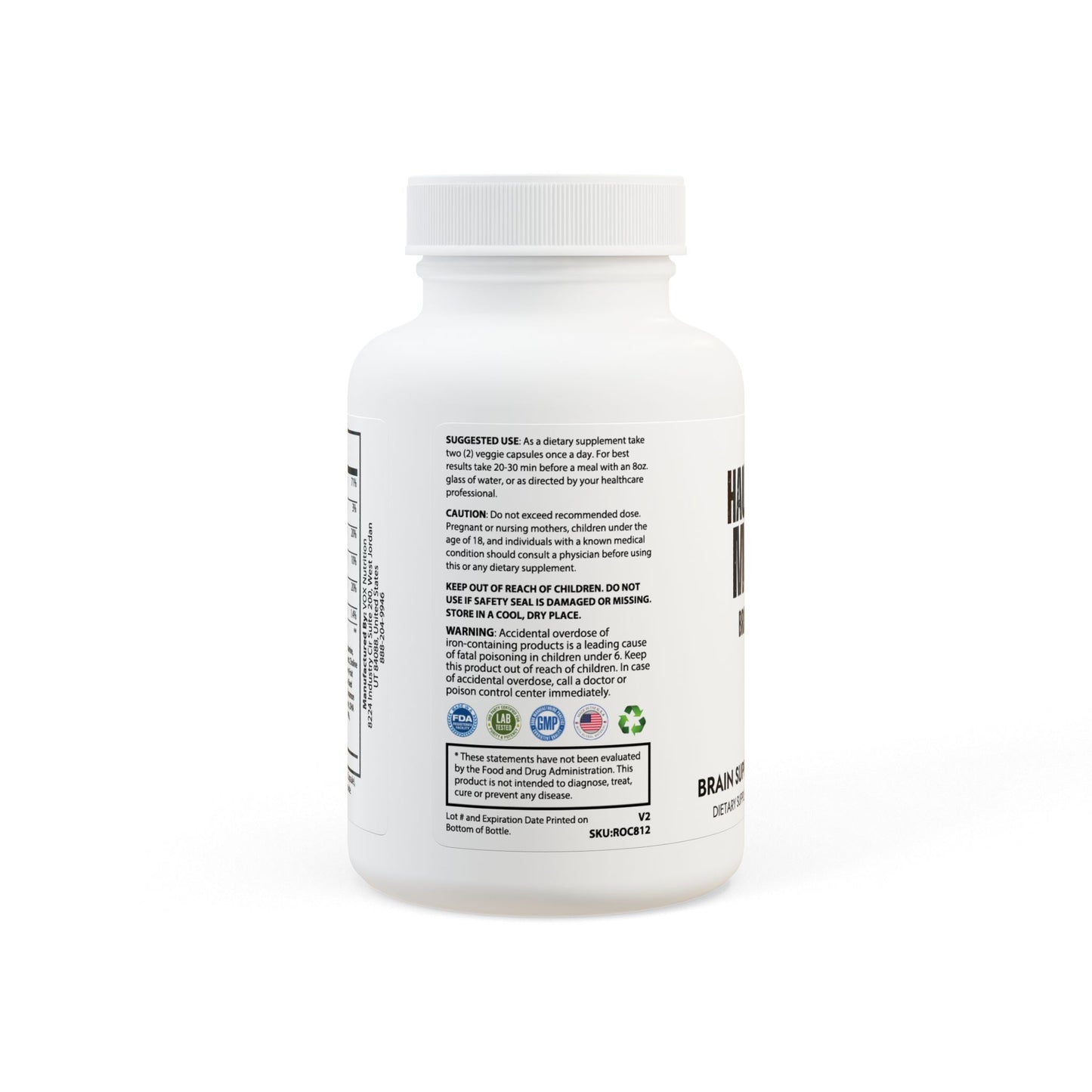 Brain Support Complex Supplement (60 Capsules)
