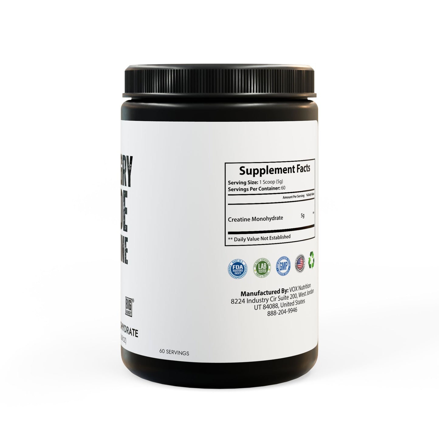 Creatine Monohydrate Supplement (300g, 10.58oz)
