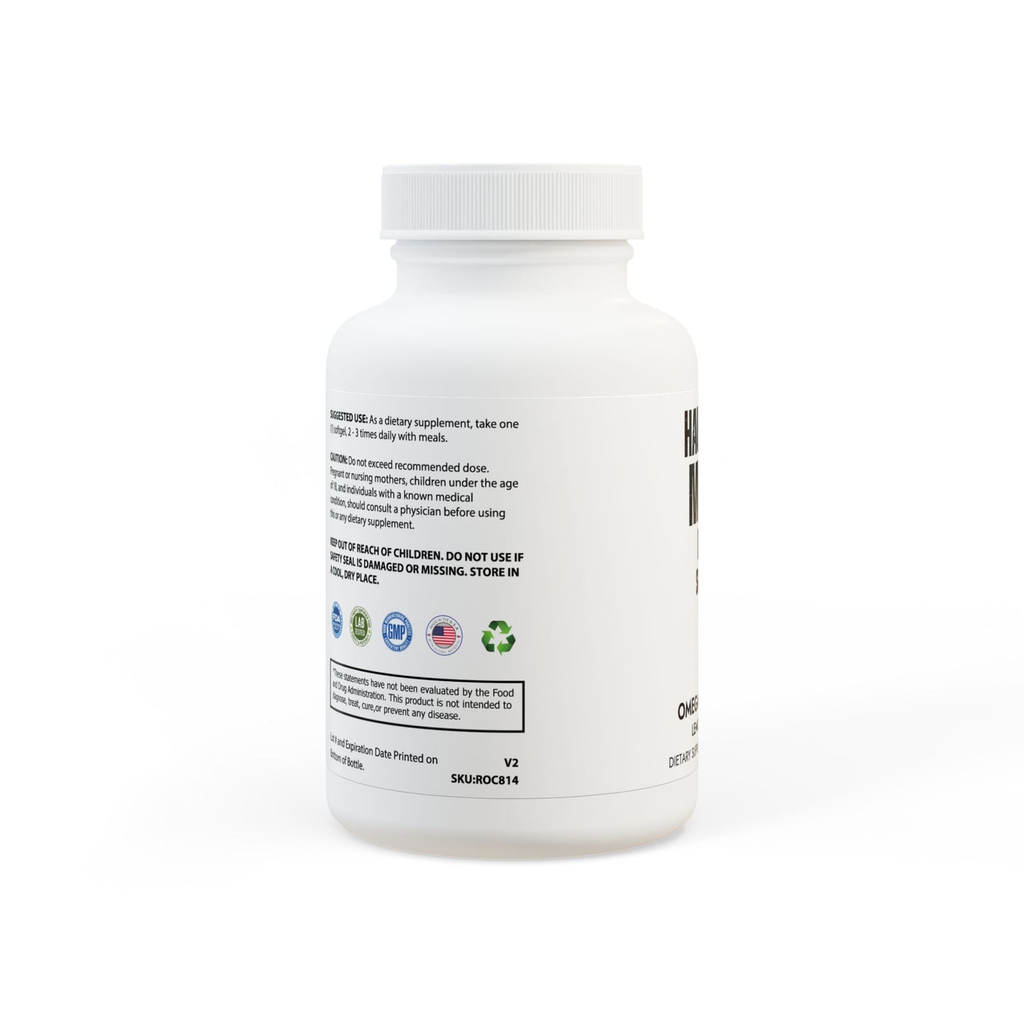 Omega 3 Fish Oil Supplement (60 Softgels)