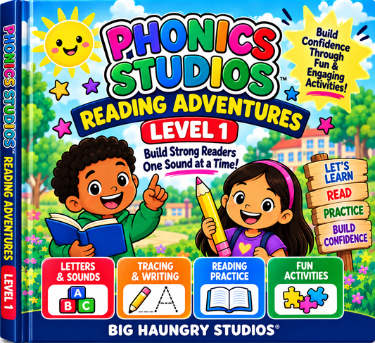 Phonics Studios Reading Adventures — Level 1: Letters & Sounds | Digital Download